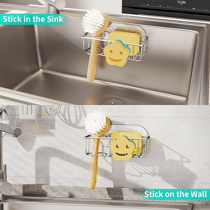 HapiRm Sink Caddy Sponge Holder