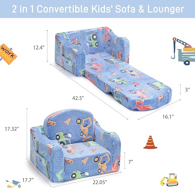 aodisman Thick Comfy Toddler Chair and Couch