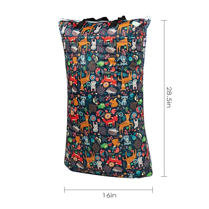 wegreeco Reusable Hanging Wet Dry Cloth Diaper Bag