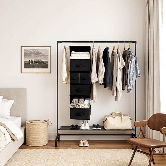 GRANNY SAYS Hanging Closet Organizer 6 Shelves, Closet Organization and Storage