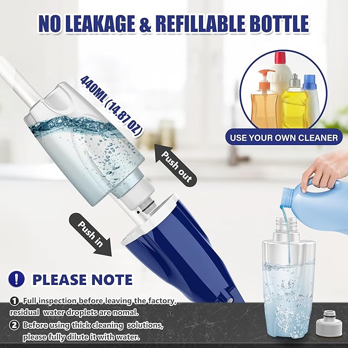 Microfiber Spray Mop for Floors Cleaning: Wet Dry Hardwood Floor Mops