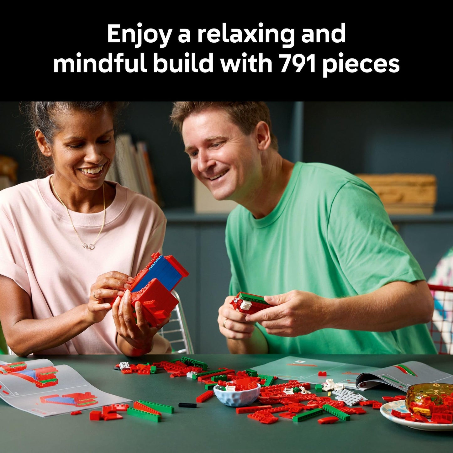 LEGO Art Love Collectible Building Set - DIY Kit for Adults, Ages 18+ - Gift for Valentines Day - Home Decor to Display on Table - 31214