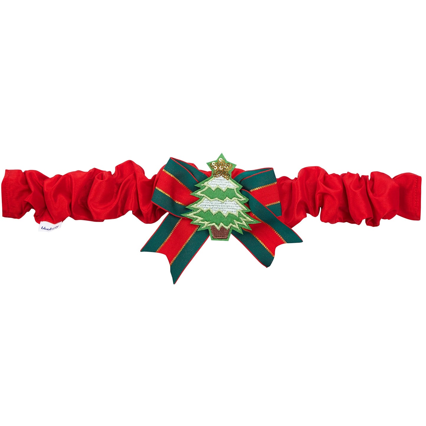 Blueberry Pet Festival Fever Christmas Tree Dog Collar Cover – Holiday Decorative Accessory Fits Small, Medium & Large Dog Collars