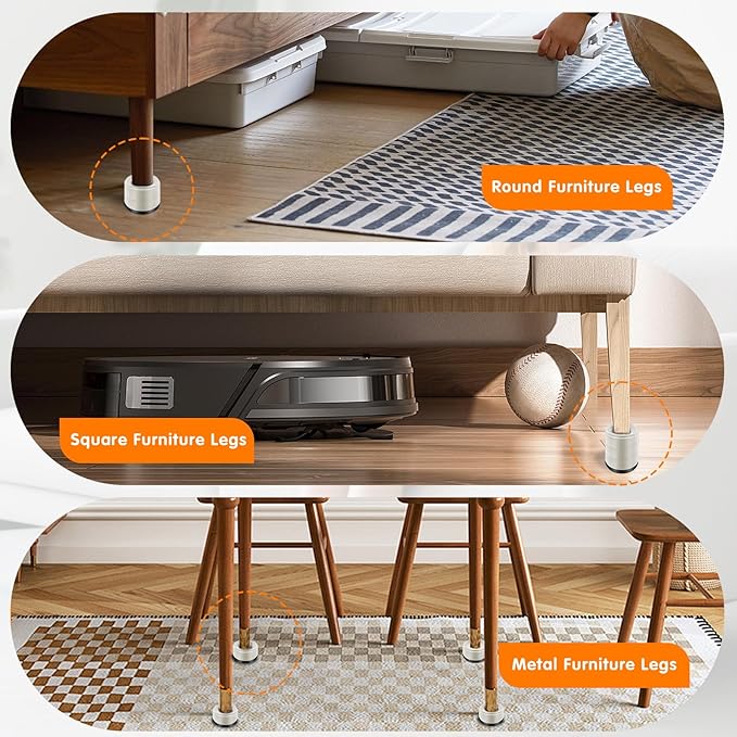 Furniture Risers Bed Risers Heavy Duty 1 inch, 2 inch, 3 inch, 4 inch Round