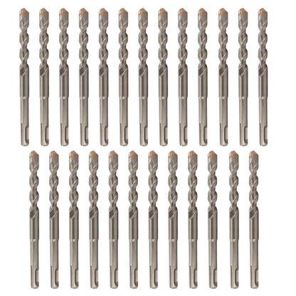 Drill America 1/4" x 8" PRO Series SDS-Plus 4-Cut Tip Hammer Bit Drill Bit (Pack of 25)