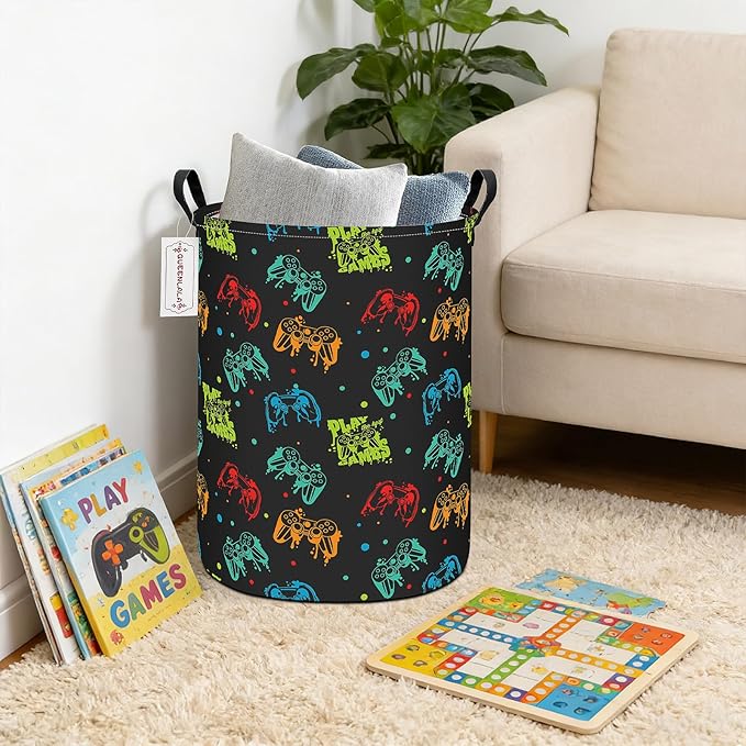 QUEENLALA Large Storage Basket, Laundry Hamper/Bathroom/Home Decor/Collapsible