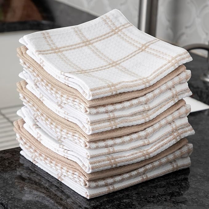 T-Fal Premium Waffle Dish Cloths: Highly Absorbent, Super Soft Long Lasting