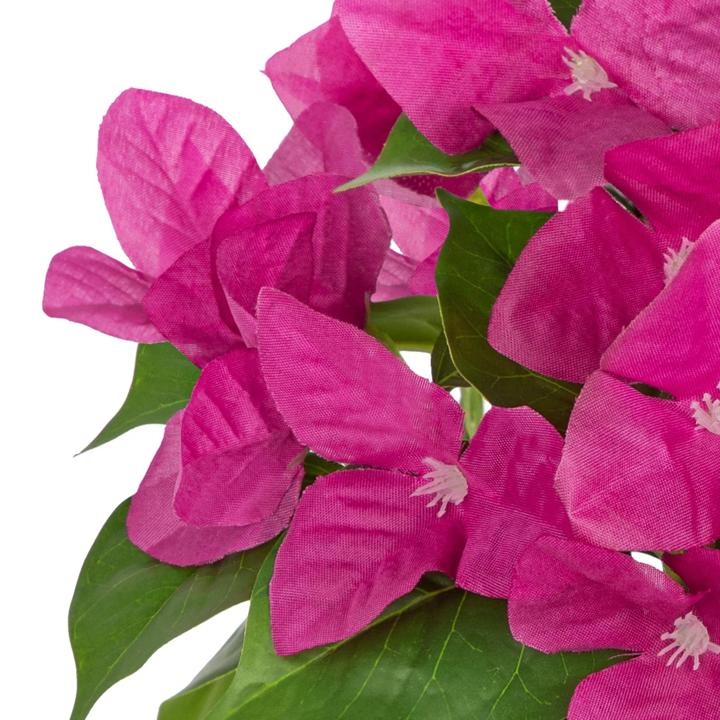 Nature Crafted 2 Pack Artificial Bougainvillea Plant with Pot, Fake Bougainvillea Flower Potted Plant for Indoor Home Living Room Office Wedding Party Tabletop Decoration, Pink