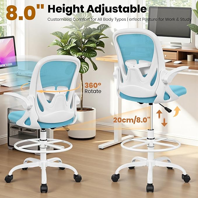 Primy Drafting Chair Tall Office Chair