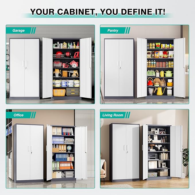 Wide & Deep Metal Storage Cabinet