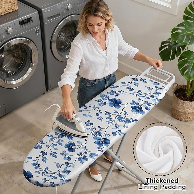 Ironing Board Cover 15"x54" Standard Size Replacement Thick Iron Board Covers