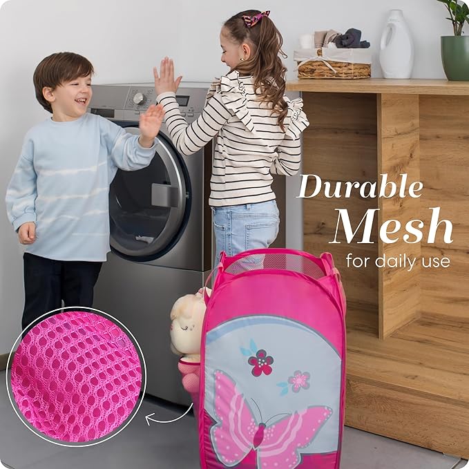 Handy Laundry Collapsible Mesh Pop Up Hamper