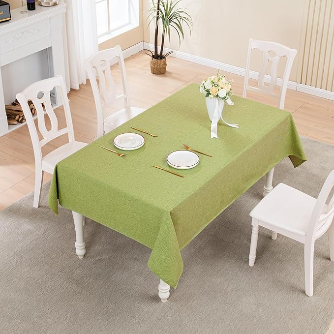 BALCONY & FALCON Rectangle Tablecloth 57" x 85" Washable Wrinkle Resistant and