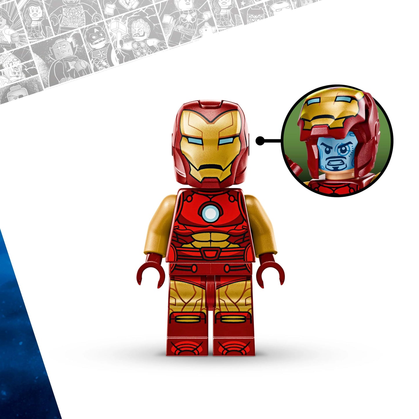 LEGO Marvel Iron Man Mech vs. Ultron - Buildable Super Hero Toy with 2 Minifigures - Build-and-Play Figure Set - Avengers Birthday Gift for 6 Plus Year Old Boys & Girls 76307