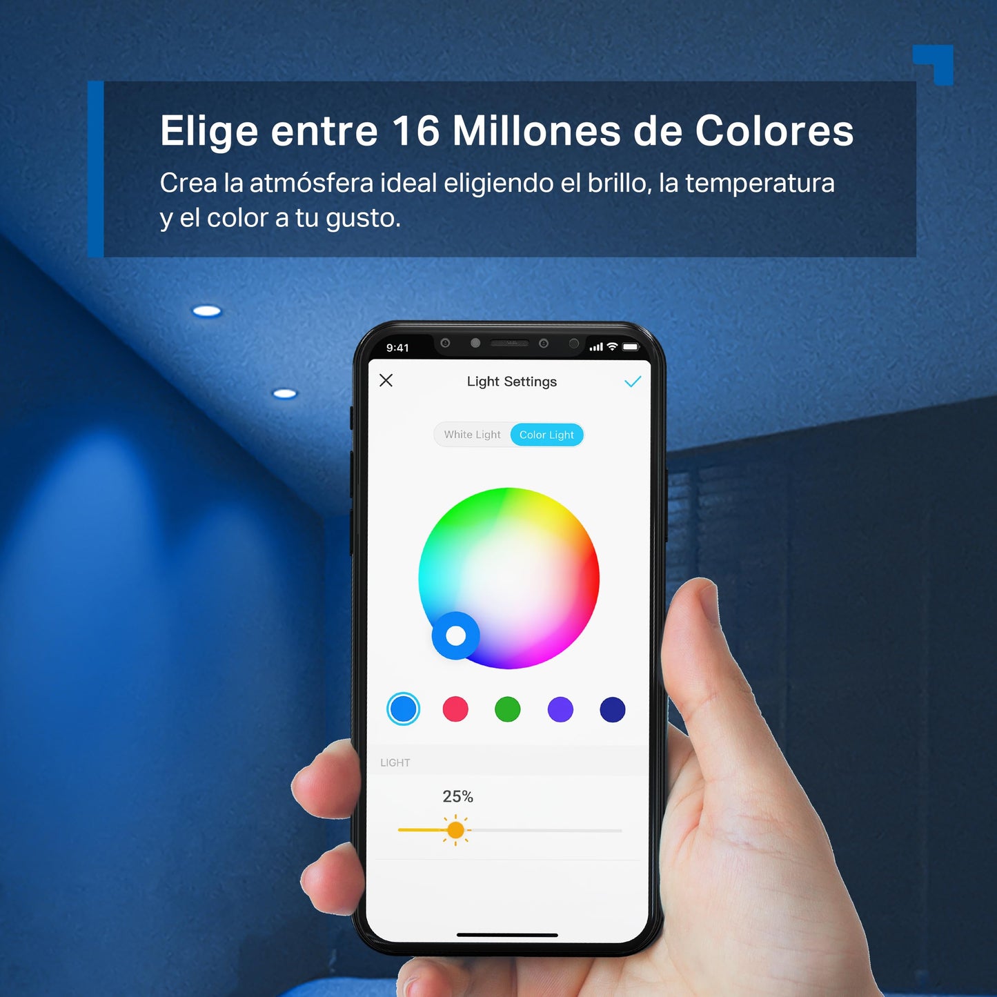 TP-Link Tapo L630 (2-Pack) GU10 Smart LED Smart WiFi Bulb, RGBW Multicolor, 16 Million Colors, Amazon Alexa, 350 Lumens, 3.7W, Energy Saving, Pack of 2, packaging may vary
