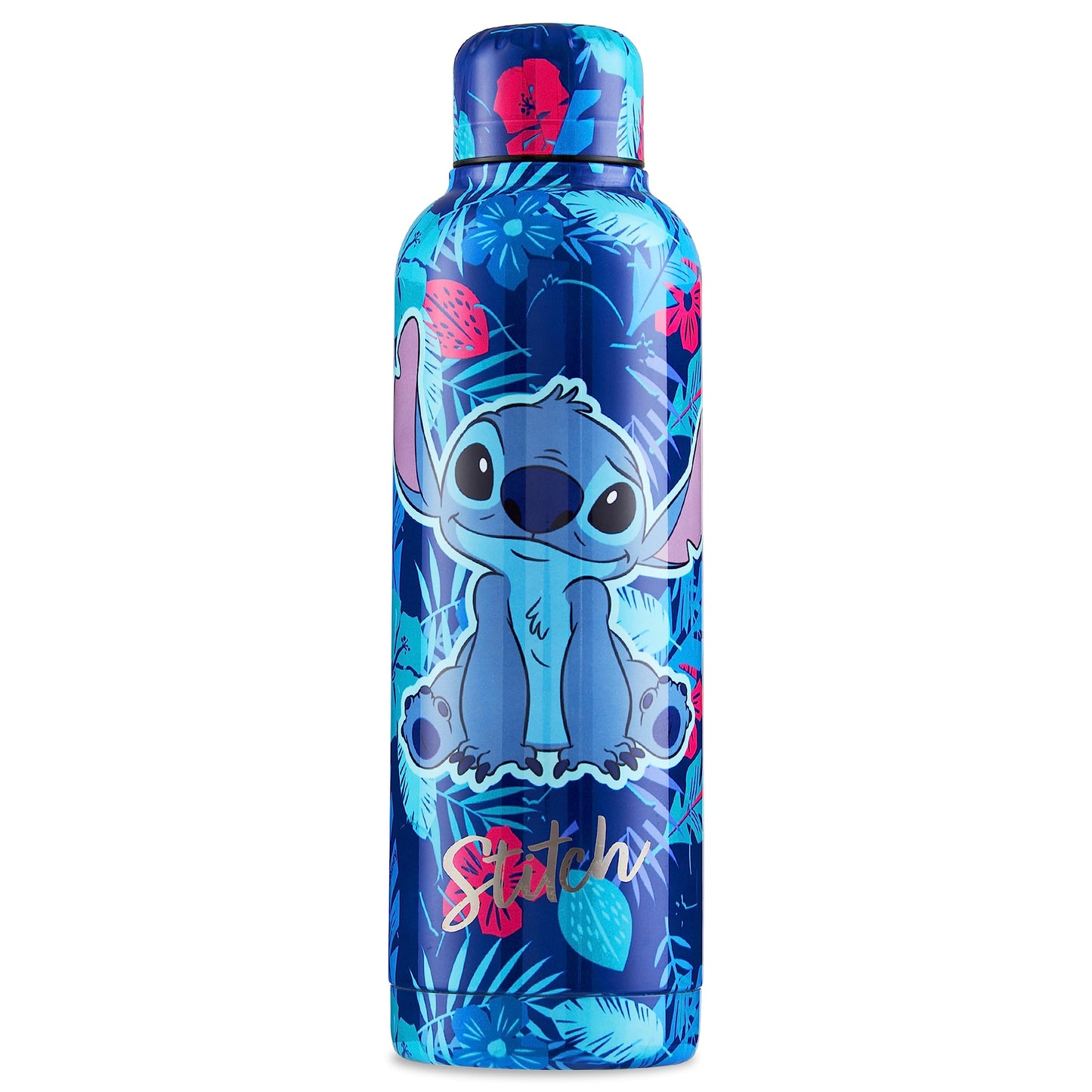 Disney Stitch Insulated Water Bottle - 515ml Stainless Steel Metal Drinks Bottle Teenagers Hot or Cold - School Sports Travel - Stitch Gifts