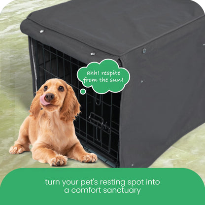 Molly Mutt Dog Crate Cover - Fits 30"x19"x21" Crate - Dog Kennel Cover - Dog Cage Cover - Medium/Large Dog Crate Cover - Puppy Crate Cover - Cover for Dog Crate - Fabric Crate Cover