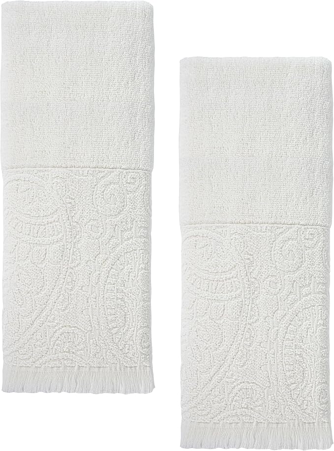 Luxury Decorative Hand Towels Bathroom: 2 Packs 14X30 100% Cotton Turkish