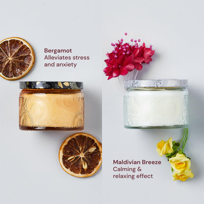 Birthday Gifts for Women Scented Candle Gift Set - Soy Wax Birthday Box in Purple with Ribbon - 40+ Hour Long-Burning Cruelty-Free Candles & Sachets - Gifts for Her & Mum
