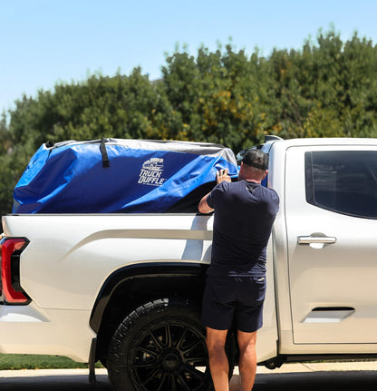 TruckDuffle Truck Bed Storage Bag – Expands Up to 70 Cu Ft – Weatherproof Cargo Organizer – Waterproof Heavy-Duty Soft-Shell Material – Fits Compact to Heavy Duty Beds