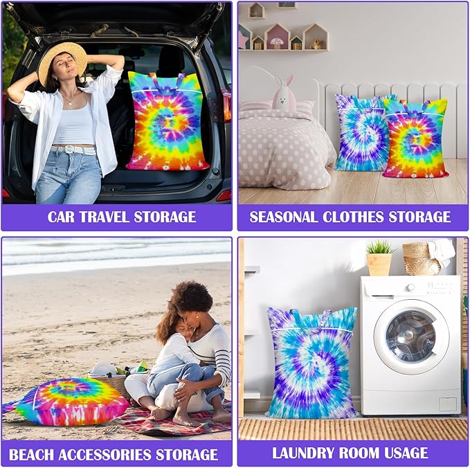 2 Pcs Large Travel Laundry Bag Waterproof