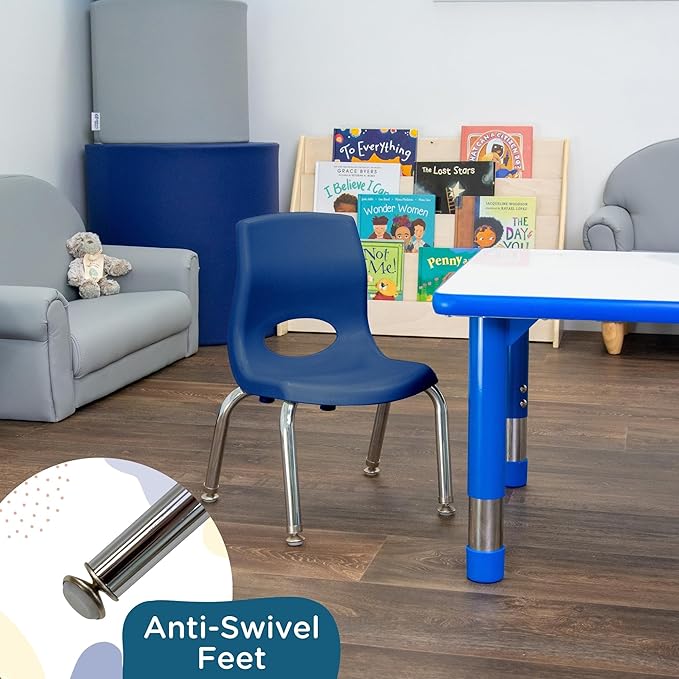 Children’s Factory MyPosture Plus 8" Chair, 2 Pack, Stackable Ergonomic Seating