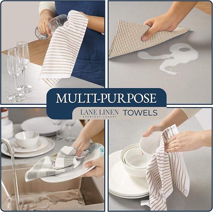 LANE LINEN 20 Piece Kitchen Dish Cloths Set