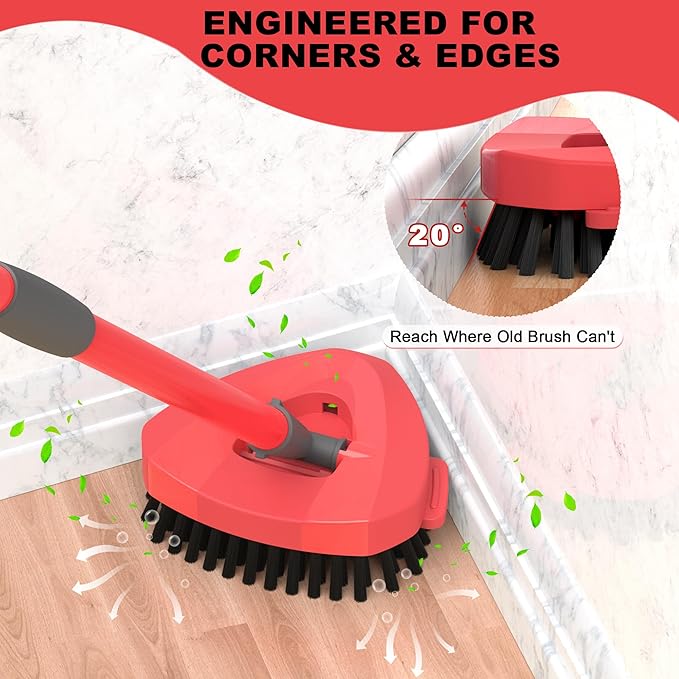 Aifacay Upgrade 2 Pcs Scrubber Mop Heads Replacements