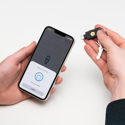 Yubico - YubiKey 5C NFC - Two-factor authentication (2FA) security key, connect via USB-C or NFC, FIDO certified - Protect your online accounts