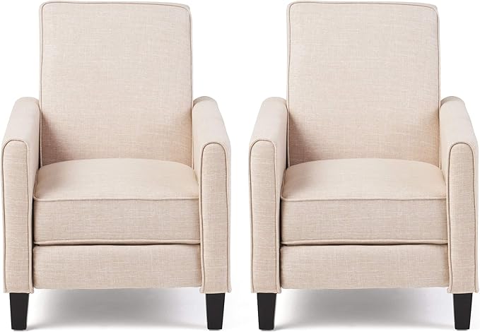 Christopher Knight Home Emmie Fabric Recliner, Dark Brown