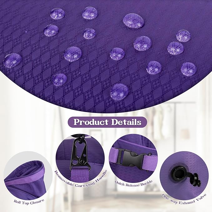 Travel Laundry Bag, Vacuum Compression Dirty Clothes Travel Bag, Waterproof