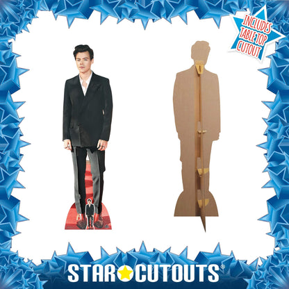Star Cutouts Ltd Harry Styles Red Shoes Post 1 Direction Lifesize Cardboard Cutout Height 182cm for Fans, Friends & Family, CS734, 3 x 49 x 182 cm