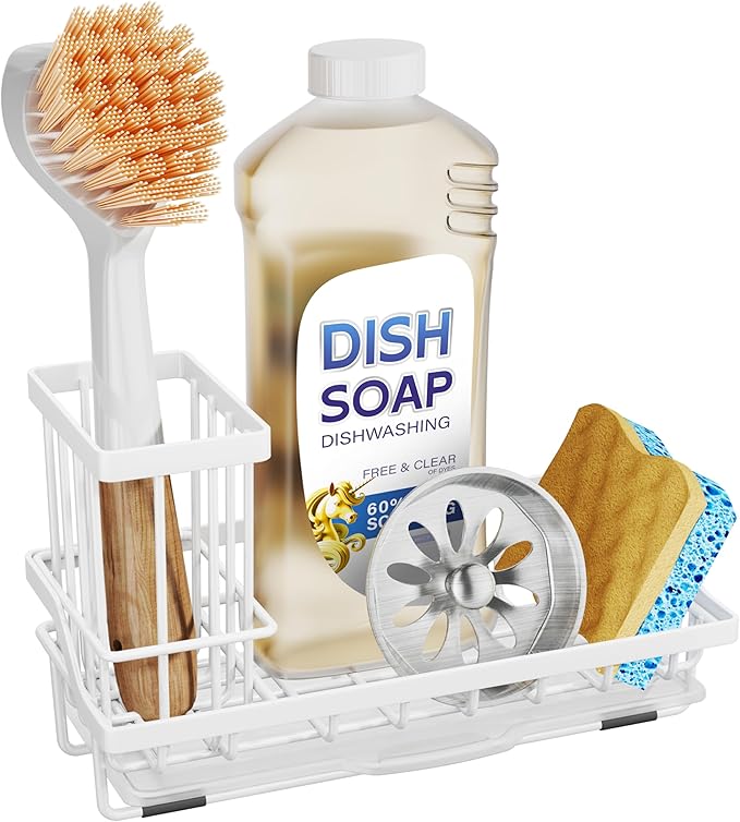 SWTYMIKI Sink Caddy Sponge Holder