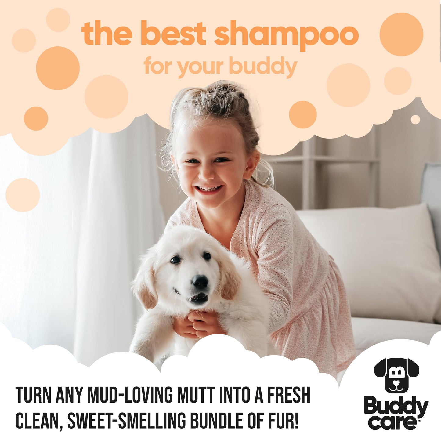 Flea & Tick Dog Shampoo by Buddycare (500ml) Effective Flea Shampoo for Dogs to Help Eliminate Fleas & Ticks Itchy & Sensitive Skin Relief Flea Treatment for Dogs Cleans & Soothes Skin