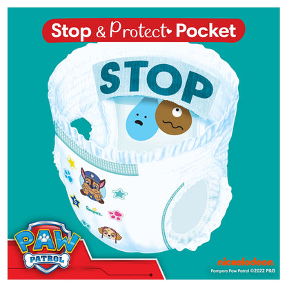 Pampers Baby-Dry Nappy Pants Paw Patrol Edition Size 4, 180 Nappies, 9kg-15kg, with Our 360° Pants Fit to Help Prevent Leaks