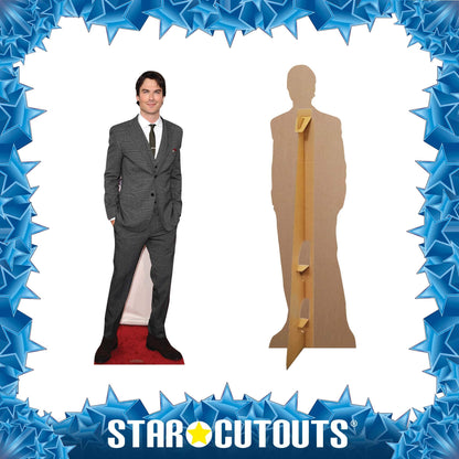 CS577 Star Cutouts Ian Somerhalder Gift Part Decoration Birthday Supplies Movie Star Cardboard Cutout Amazing Quality Photo Image