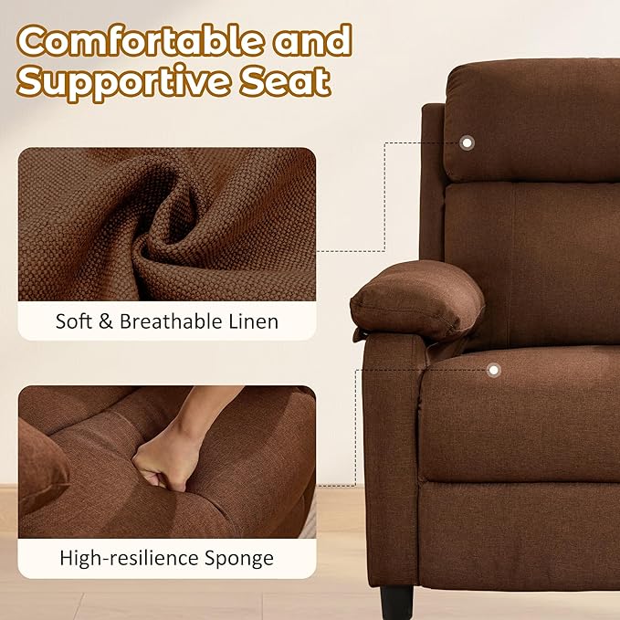 Korser Recliner Chair, Reading Chair
