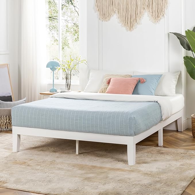 Mellow Naturalista Classic 12 Inch Solid Wood Platform Bed