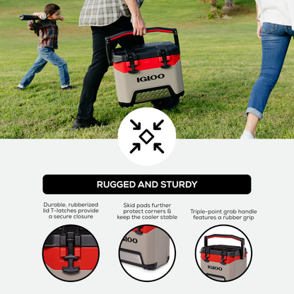 Igloo Heavy-Duty 25 Qt BMX Ice Chest Cooler with Cool Riser Technology