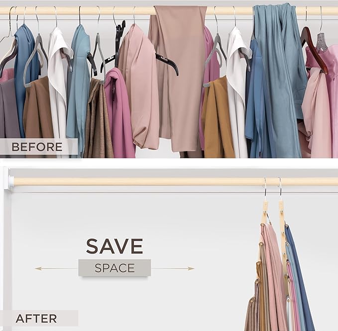 MORALVE Pants Hangers Space Saving