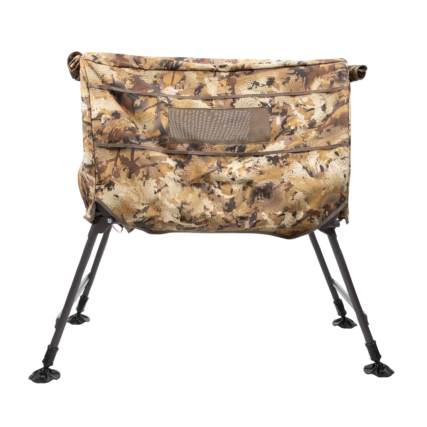 Momarsh Invisi Lab Dog Blind for Waterfowl Hunting | Adjustable Pet Blind for Dry or Wet Land Hunting & Training | Water Resistant Shell with Mesh Draining Bottom | Optifade Marsh