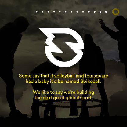 Spikeball The Original Kit 1-Ball Game Set - Outdoor, Yard & Camping Games - Includes Ball, Net, Drawstring Bag & Rulebook Set