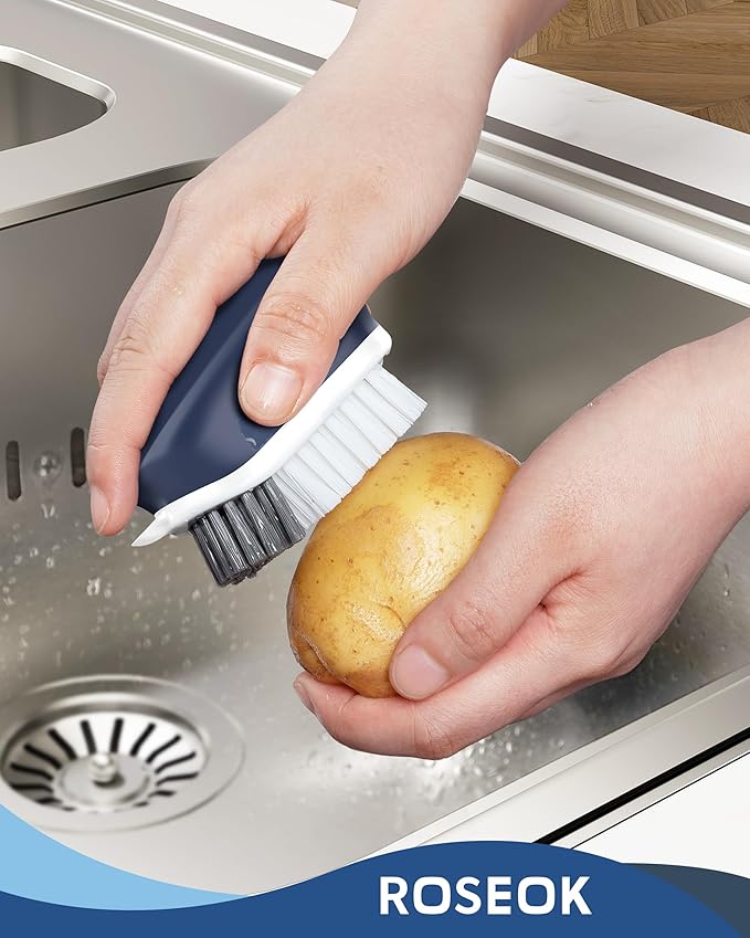 Potato Scrubber and Veggie Brush, Self-Standing Kitchen Brush