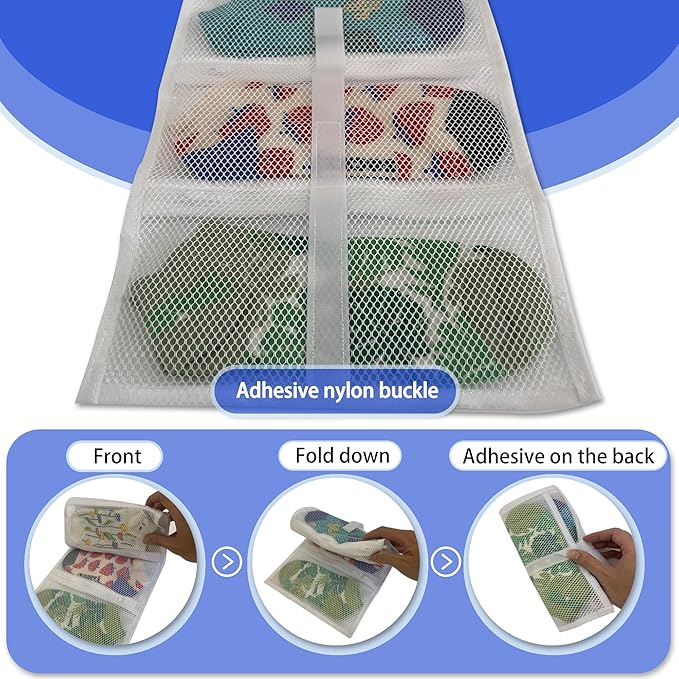 Mesh laundry bags for washing machine, can wash 10 pairs of socks, maintain