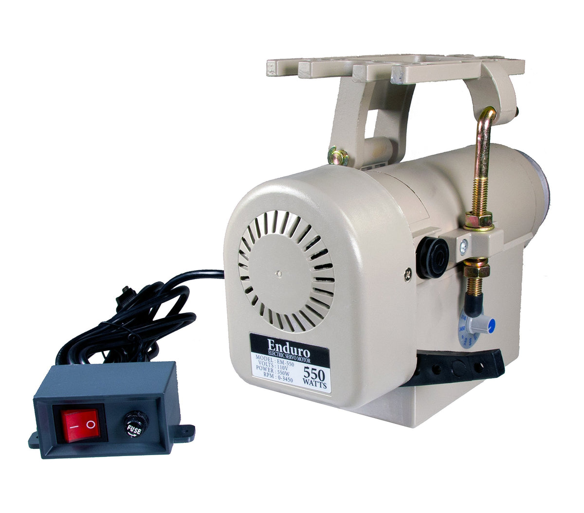 Enduro Sewing Machine Motor - 550 Watt Electric Servo Motor