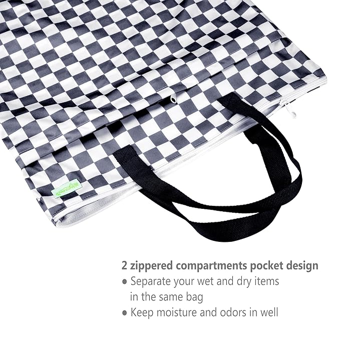 wegreeco Reusable Hanging Wet Dry Cloth Diaper Bag
