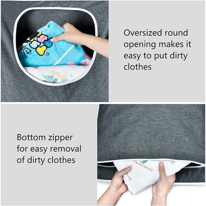 XL Hanging Laundry Hamper, Over the Door Laundry Hamper and Baskets, Wide