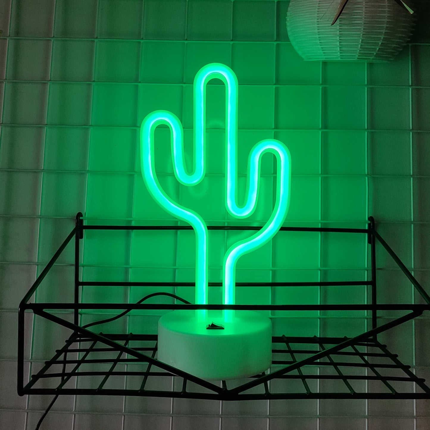 JYWJ Neon Signs with Holder Base,USB or 3-AA Battery Powered Neon Light,LED Table Decoration,Bedroom Wall Decoration,Birthday Gift,Wedding Supplies Business Gift (Christmas Tree)