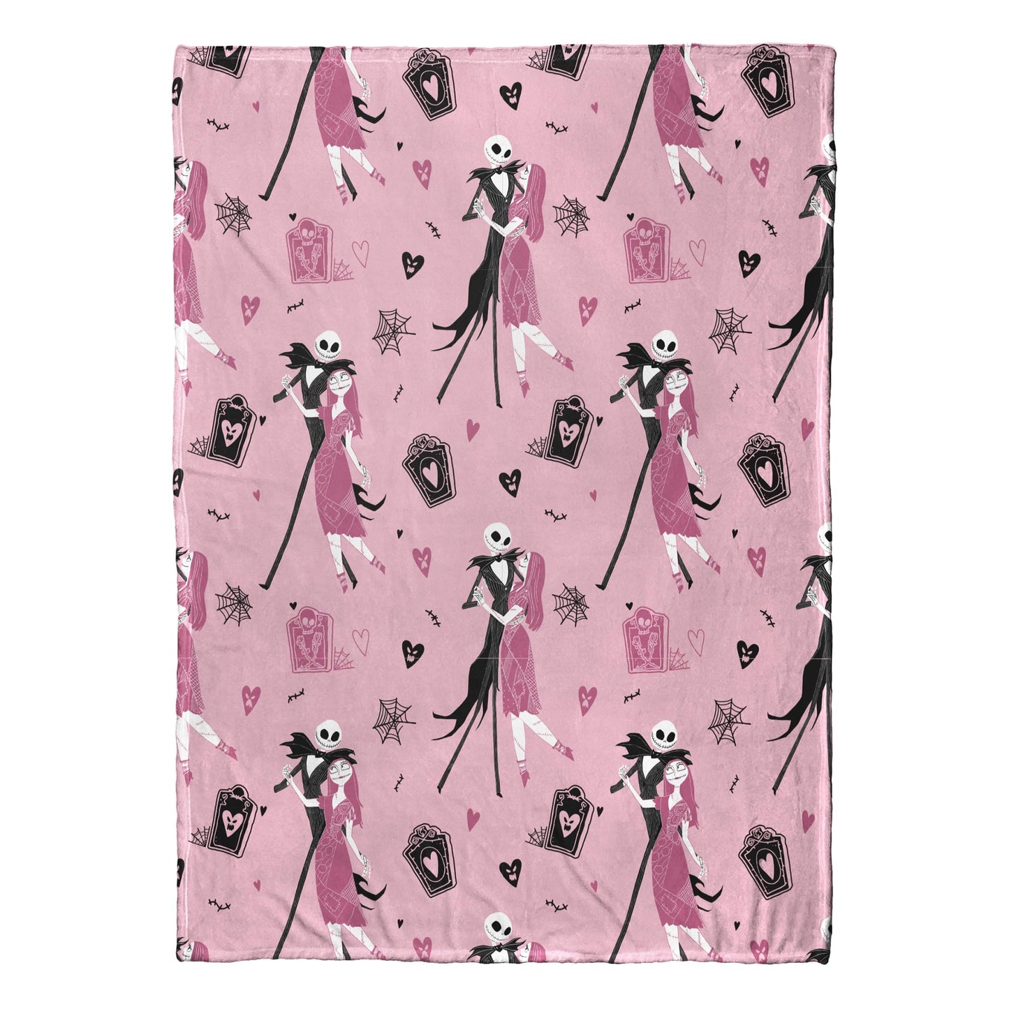 Disney Nightmare Before Christmas Silk Touch Throw Misfit Tango 50" x 70" Fleece Blanket