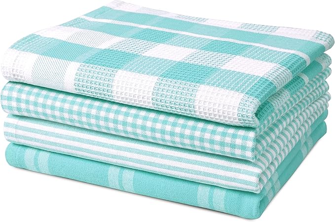 LANE LINEN 100% Cotton Kitchen Dish Cloths, Ultra Soft Absorbent Quick Drying